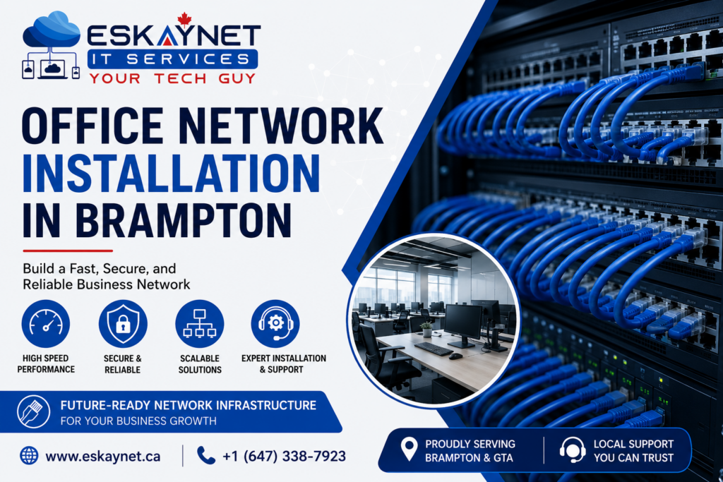 Office Network Installation in Brampton: Build a Fast, Secure, and Reliable Business Network 1
