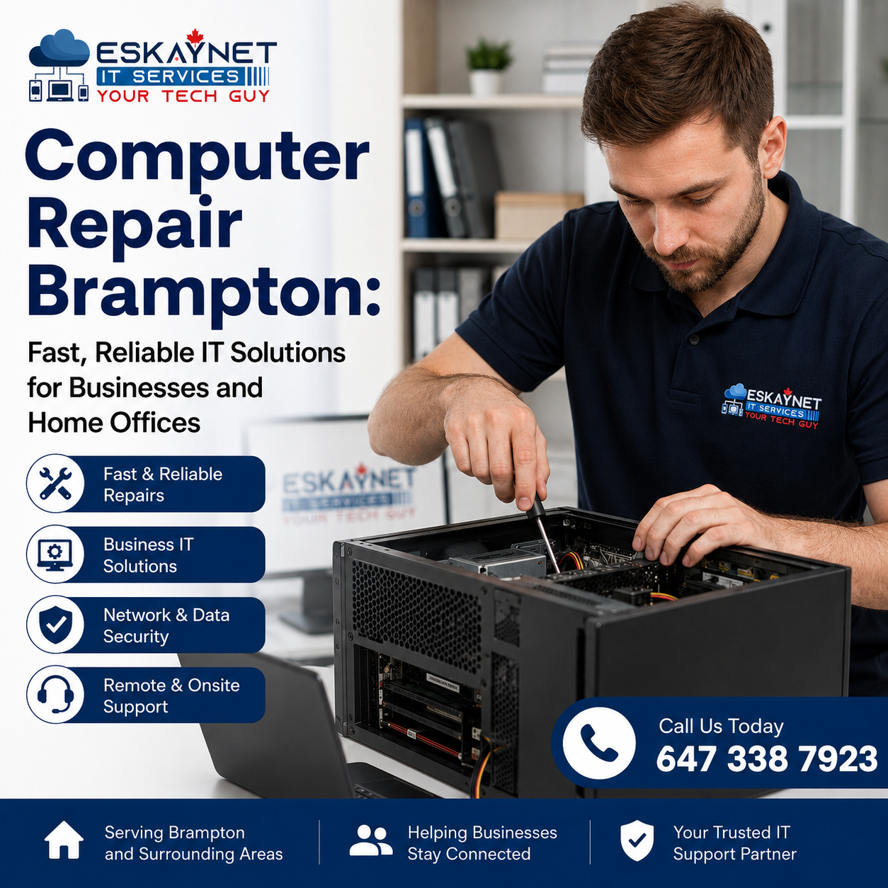 Computer Repair Brampton Fast, Reliable IT Solutions for Businesses and Home Offices